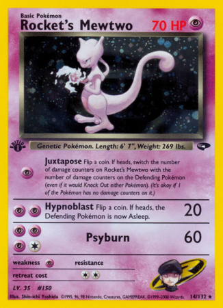 Rocket's Mewtwo 14/132