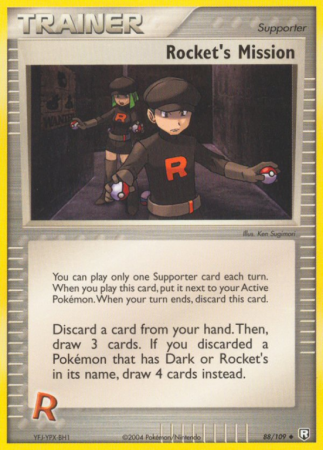 Rocket's Mission 88/109 EX Team Rocket Returns