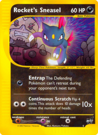 Rocket's Sneasel 5/9