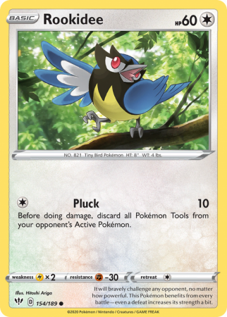 Rookidee 154/189 Sword & Shield Darkness Ablaze