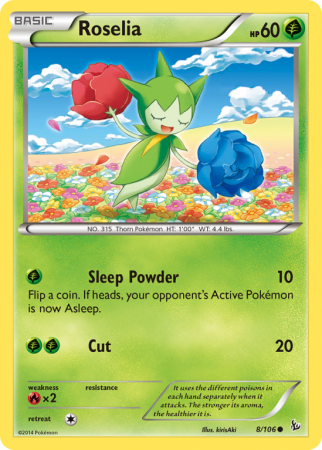 Roselia 8/106 XY Flashfire
