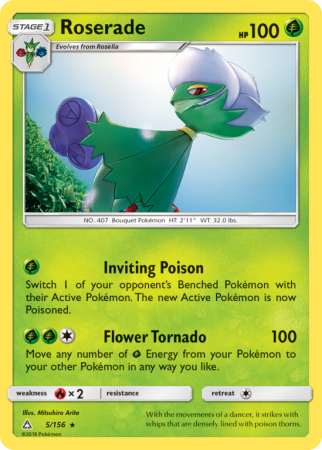 Roserade 5/156 Sun & Moon Ultra Prism