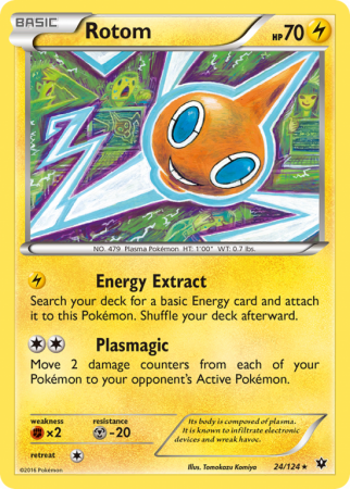 Rotom 24/124 XY Fates Collide