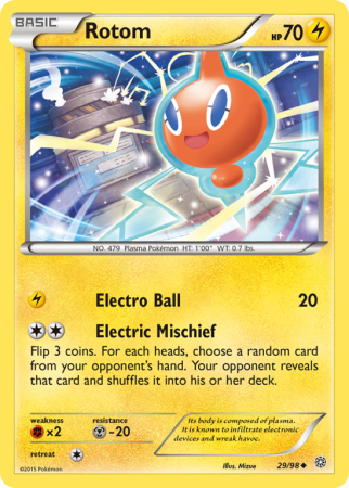 Rotom 29/98 XY Ancient Origins