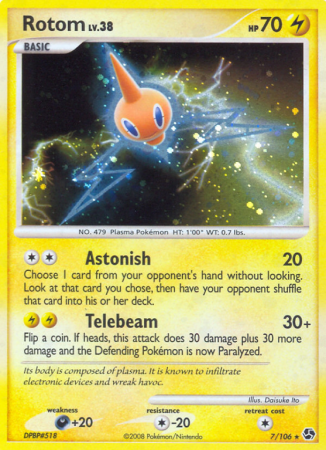 Rotom 7/106 Diamond & Pearl Great Encounters