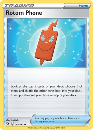 Rotom Phone 64/73 Sword & Shield Champion's Path