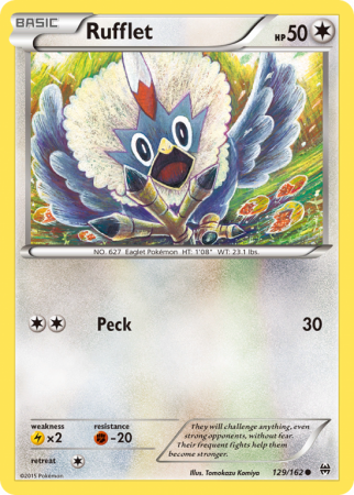 Rufflet 129/162 XY BREAKthrough