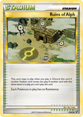 Ruins of Alph 76/90 HeartGold & SoulSilver HS—Undaunted
