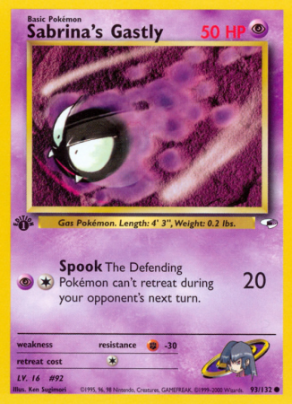 Sabrina's Gastly 93/132 Gym Gym Heroes