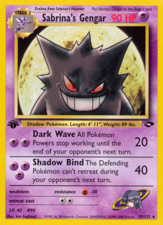 Sabrina's Gengar 29/132 Gym Gym Challenge