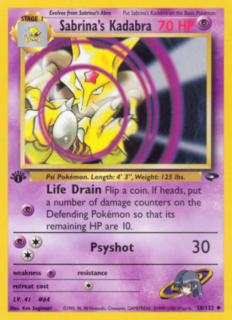 Sabrina's Kadabra 58/132
