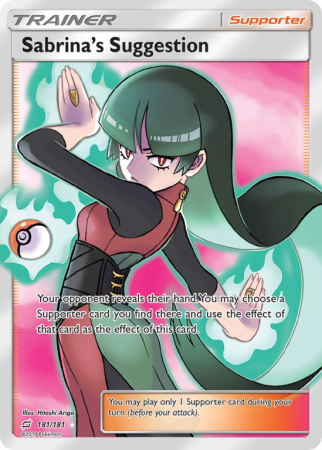 Sabrina's Suggestion 181/181 Sun & Moon Team Up