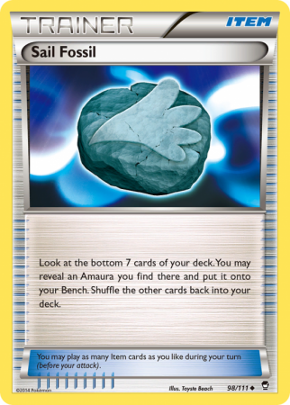 Sail Fossil 98/111 XY Furious Fists
