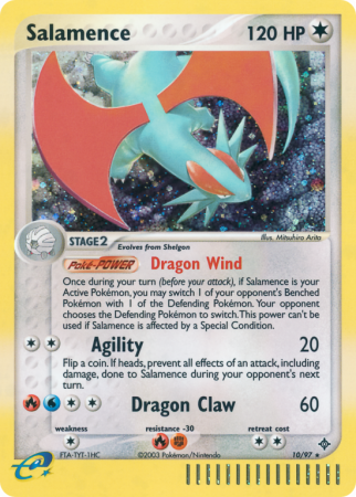 Salamence 10/97 EX Dragon