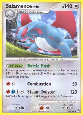 Salamence 24/100 Diamond & Pearl Stormfront