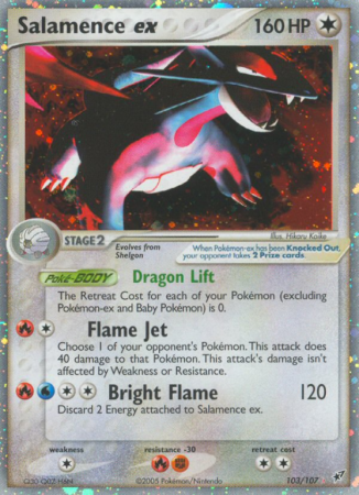 Salamence ex 103/107 EX Deoxys
