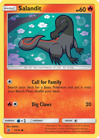 Salandit 13/70 Sun & Moon Dragon Majesty
