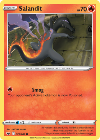 Salandit 27/202 Sword & Shield Sword & Shield