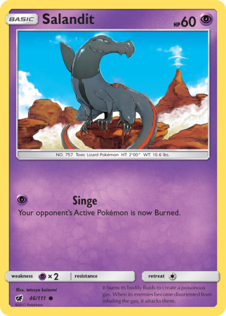 Salandit 46/111 Sun & Moon Crimson Invasion