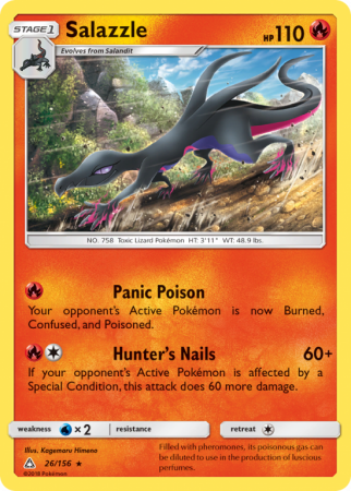 Salazzle 26/156 Sun & Moon Ultra Prism