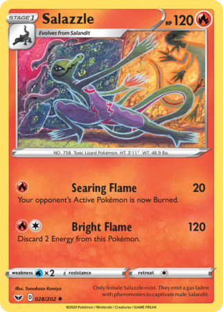 Salazzle 28/202 Sword & Shield Sword & Shield