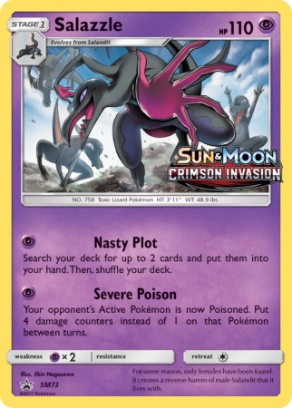 Salazzle SM73/156 Sun & Moon SM Black Star Promos