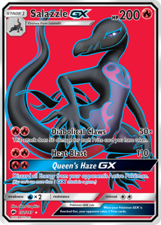 Salazzle-GX 132/147 Sun & Moon Burning Shadows
