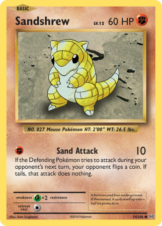 Sandshrew 54/108 XY Evolutions