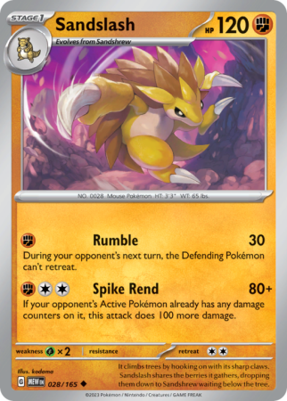 Sandslash 28/165