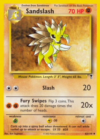 Sandslash 62/110 Other Legendary Collection