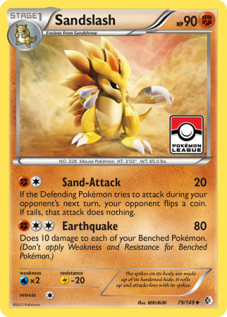 Sandslash 79/149 Black & White Boundaries Crossed