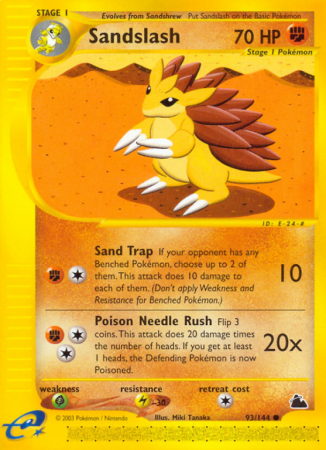 Sandslash 93/182 E-Card Skyridge