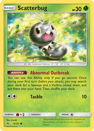 Scatterbug 5/131 Sun & Moon Forbidden Light