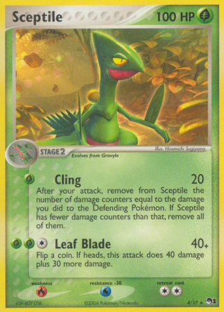 Sceptile 4/17 POP POP Series 1