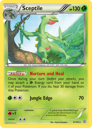 Sceptile 8/160 XY Primal Clash