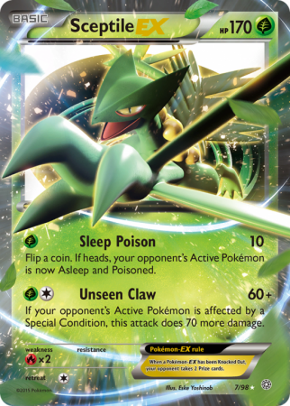 Sceptile-EX 7/98 XY Ancient Origins