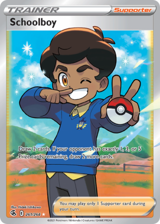 Schoolboy 261/264 Sword & Shield Fusion Strike