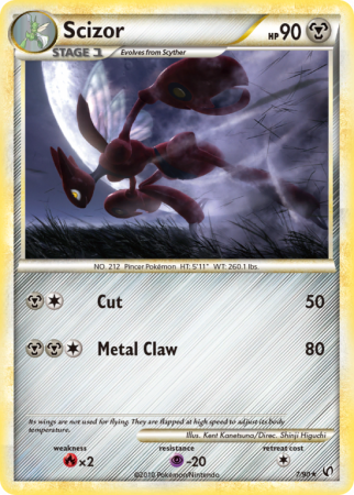 Scizor 7/90 HeartGold & SoulSilver HS—Undaunted