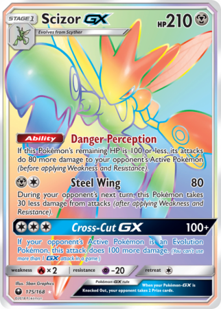 Scizor-GX 175/168 Sun & Moon Celestial Storm