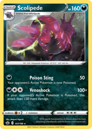 Scolipede 107/198 Sword & Shield Chilling Reign