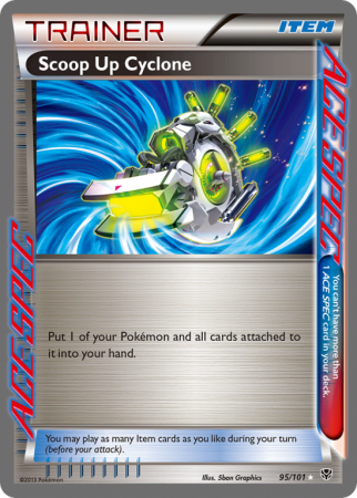 Scoop Up Cyclone 95/101 Black & White Plasma Blast
