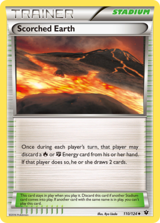 Scorched Earth 110/124 XY Fates Collide