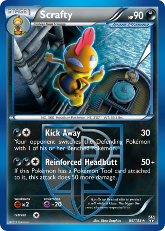 Scrafty 86/135 Black & White Plasma Storm