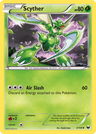 Scyther 4/108 Black & White Dark Explorers