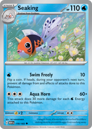 Seaking 119/165 Scarlet & Violet 151