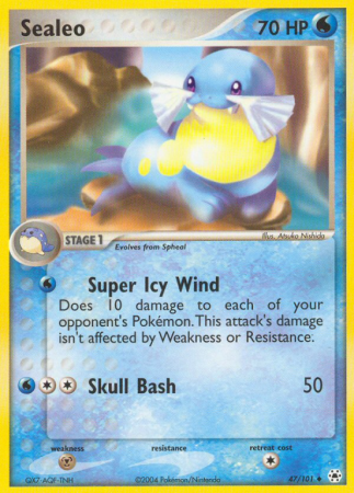Sealeo 47/101 EX Hidden Legends
