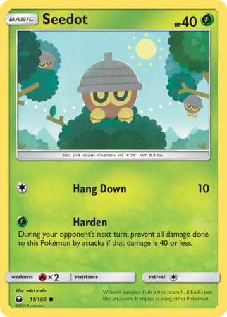Seedot 11/168 Sun & Moon Celestial Storm