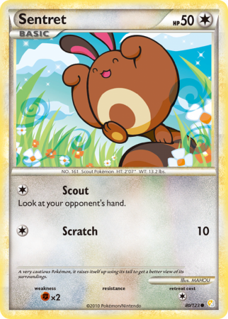 Sentret 80/123 HeartGold & SoulSilver HeartGold & SoulSilver
