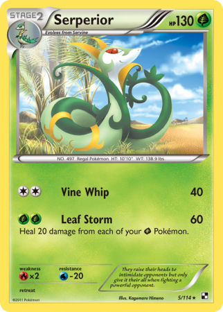 Serperior 5/114 Black & White Black & White