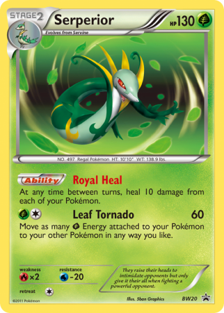 Serperior BW20/101 Black & White BW Black Star Promos